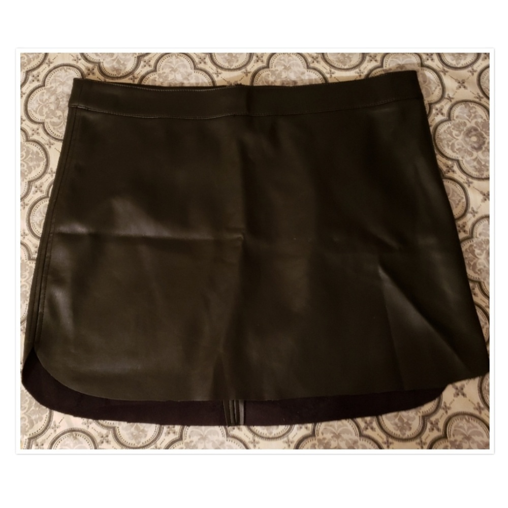 Faux Leather Forever 21 Skirt 1X